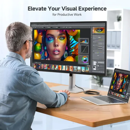 Miniatura 4 de Cable Matters Cable unidireccional USB-C a Mini DisplayPort – 6 pies, hasta 4K a 60 Hz – [Solo hosts USB-C a monitores Mini DP]