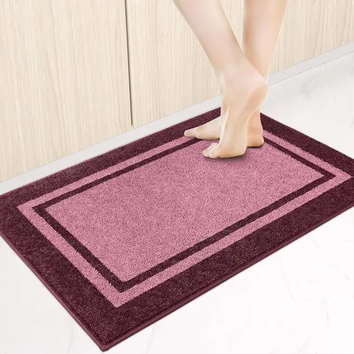 Miniatura 27 de anllugs Alfombras de cocina de 24 x 36 pulgadas, antideslizantes, lavables a máquina, tapetes absorbentes y cómodos para cocina, fregadero, Beige