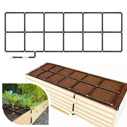 Miniatura 12 de Garden In Minutes - Sistema de riego por goteo para jardín, manguera de remojo, riego por goteo premontado, rociador de cama de flores, kit