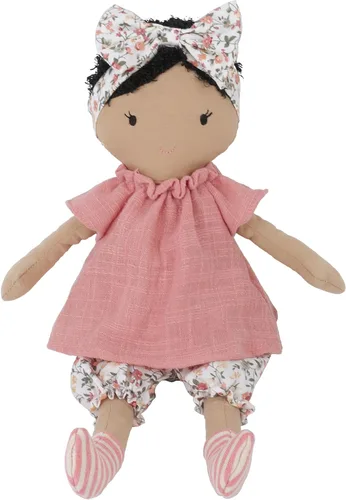 MON AMI My First Doll Poppy - Muñeca de peluche de 15 pulgadas para niñas, compañera suave y tierna, amiga perfecta para niños pequeños y