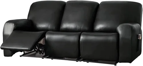 Miniatura 16 de Funda para sofá reclinable de 2/3 plazas, de piel sintética, impermeable, con bolsillo lateral, funda para sillón de masaje, protector de muebles