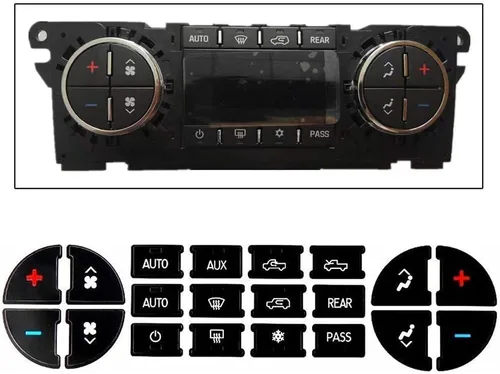 Miniatura 5 de Kit de reparación de botones de CA para salpicadero, compatible con Chevy, mejor para fijar botones de control de aire acondicionado desteñidos