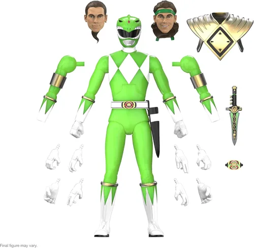 Miniatura 11 de Super7 Mighty Morphin Power Rangers ULTIMATES! Wave 3 - Figura de acción de Blue Ranger