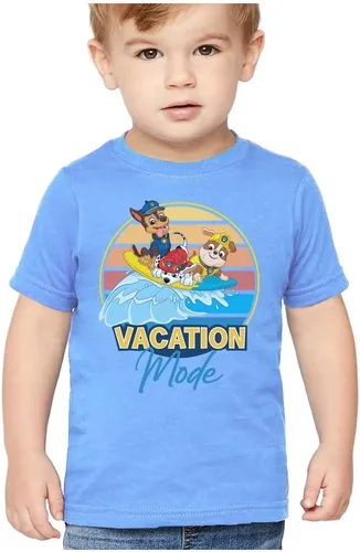 Camiseta de la Patrulla Canina, trajes de verano para niños y niñas, ropa de vacaciones para niños