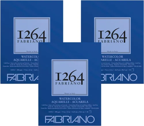 Miniatura 8 de Fabriano 1264 Bloc de acuarela, blanco brillante
