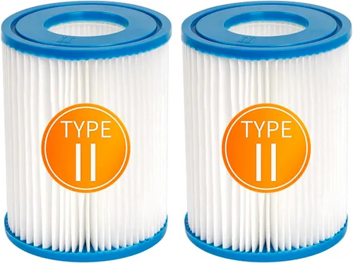 Cartucho de filtro de piscina para bomba de filtro tipo II 58094 para piscinas sobre el suelo, filtro de jacuzzis compatible con bomba de filtro de