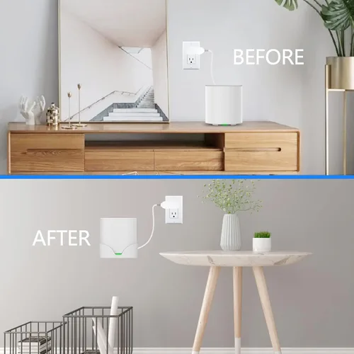Miniatura 8 de Soporte de pared para estante de enrutador Tp Link Deco X20 X50 X60 X55 Deco Mesh WiFi 6 Soporte de enrutador WiFi Soporte Soporte Estante