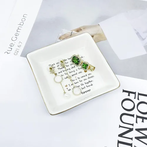 Miniatura 2 de Regalos de amistad para mujeres, Navidad, cumpleaños, grandes mejores mejores mejores amigas, joyería divertida, plato de anillo lindo sentimental