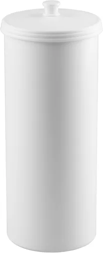 Miniatura 9 de iDesign Soporte Independiente para Almacenamiento de Papel Higiénico de Baño con Tapa para 3 Rollos Extra, Blanco Con tapa, para 3 rollos