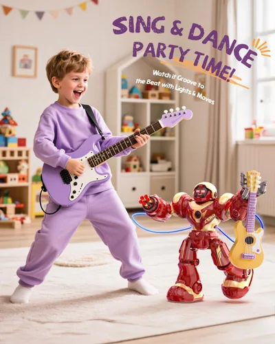 Miniatura 3 de Holyton 5088 Robots inteligentes para niños, robot RC programable STEM grande, con control de voz, control de aplicación, ojos LED, regalo ideal