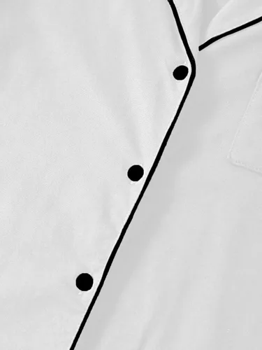 Miniatura 4 de LYANER Conjunto de pijama para mujer con estampado de corazón, camisa de manga corta con pantalones cortos