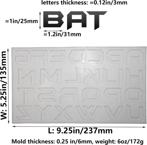 Miniatura 2 de Moldes de silicona elegantes con letras y números del alfabeto inglés para fondant, pasta de goma, chocolate, decoraciones de pastel DIY (angulares)