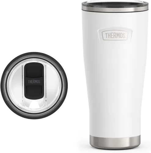 Miniatura 16 de THERMOS ICON SERIES, vaso de acero inoxidable con cierre deslizante, 18 onzas, carmesí