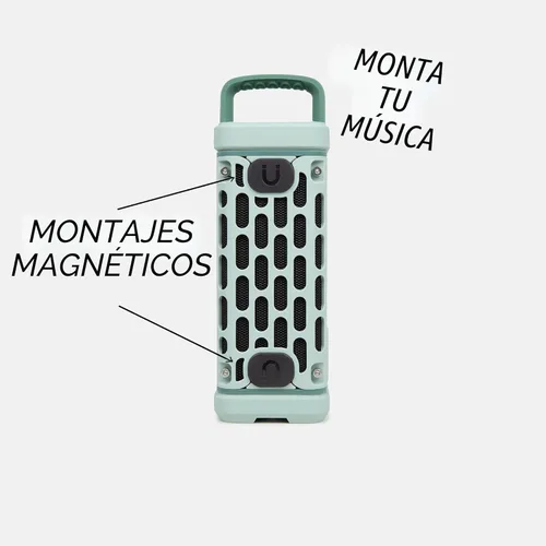 Miniatura 4 de Turtlebox Ranger: ¡Alto! Altavoz Bluetooth 5.4 portátil para exteriores Resistente, impermeable, ultraportátil Reproduce hasta 105 db, graves