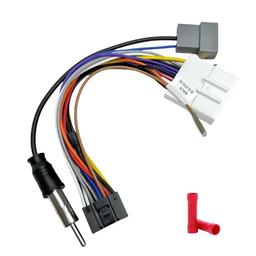Adaptador de cableado de radio del mercado de repuestos compatible con Nissan 2007-2013/Subaru 2008-2013, arnés de estéreo de coche Android de 16