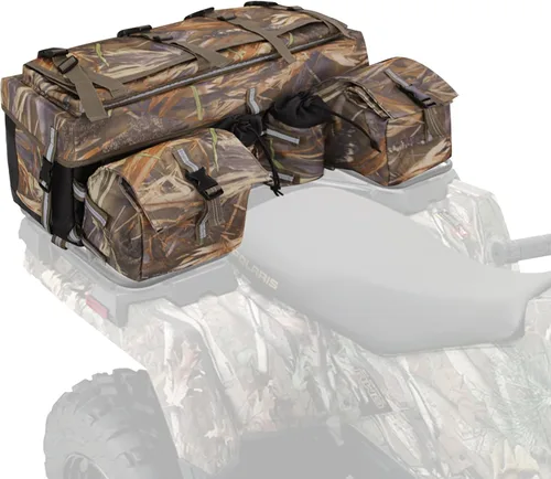 Miniatura 5 de Bolsa de carga UNISTRENGH ATV. Bolsa de engranaje trasera. Bolsa de 600D Oxford impermeable con franja reflectante, almacenamiento en la parte