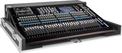 Miniatura 18 de Sound Town Estuche Mezclador ATA de Madera Contrachapada con Protección Interior de Espuma y Ruedas Integradas para Mezclador Digital Midas M32 Negro