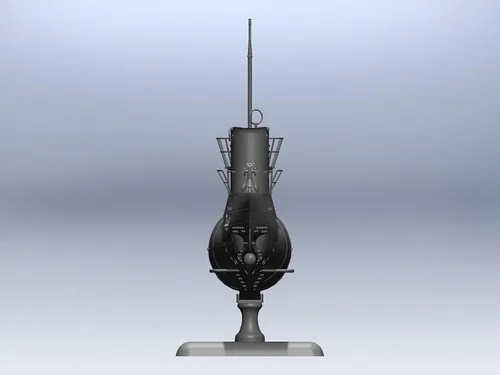 Miniatura 5 de ICM S.010 - Kit de modelo de embarcación militar de plástico U-Boat Tipo IIB (1943), submarino alemán - Escala 1:144