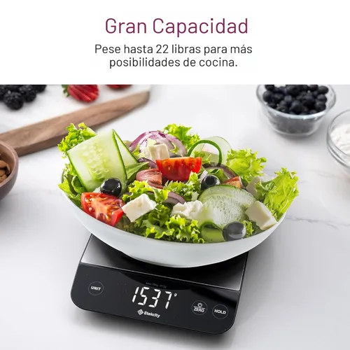 Miniatura 6 de Etekcity Báscula digital de cocina para alimentos, gramos y onzas para perder peso, hornear y cocinar, graduación precisa de 0.05 oz/1 g, 5
