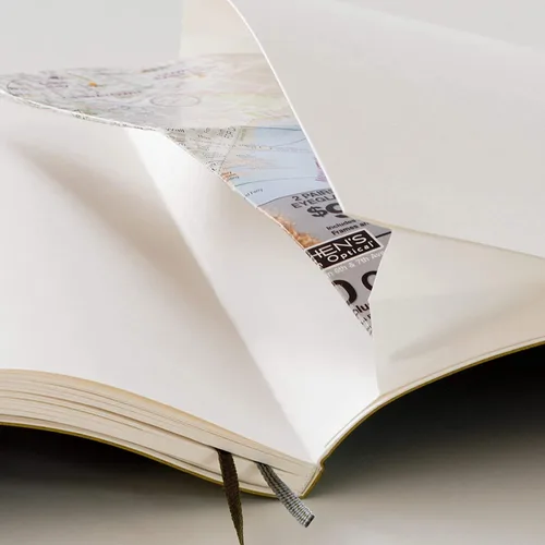 Miniatura 6 de LEUCHTTURM1917 - Cuaderno de tapa dura mediano A5 con 251 páginas numeradas para escritura y diario (Azul Piedra, con puntos)