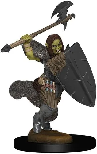 Miniatura 6 de Pathfinder Battles Deep Cuts: Bárbaro femenino medio orco