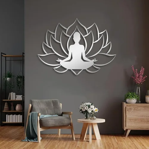 Miniatura 7 de Arte de pared de flor de loto de metal, decoración de pared de metal zen, decoración de pared de flor de loto, decoración de pared de flor de loto