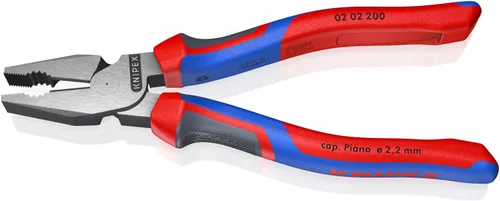 Miniatura 2 de KNIPEX Herramientas - Alicates combinados de alto apalancamiento, multicomponente (202200), 8 pulgadas