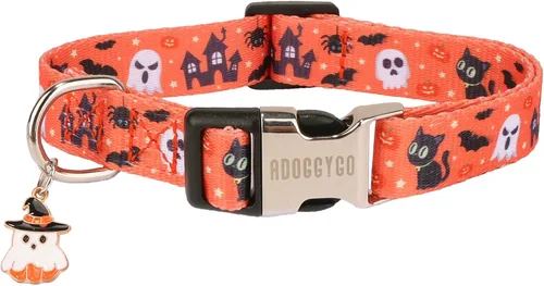 Miniatura 7 de ADOGGYGO Collar para perro con bandera americana, collares patrióticos del 4 de julio ajustables para mascotas, collares del Día de la Independencia