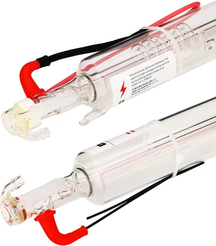Miniatura 3 de LD-Teemm Tubo láser de CO2, tubo láser de CO2 de 20 W con revestimiento de 20 vatios de longitud de 19.685 in de diámetro. 1.969 in, alambre