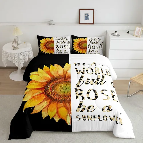 Miniatura 29 de Castle Fairy - Juego de funda de edredón con bandera estadounidense tamaño King, ropa de cama para niñas y adolescentes, funda de edredón con Multi