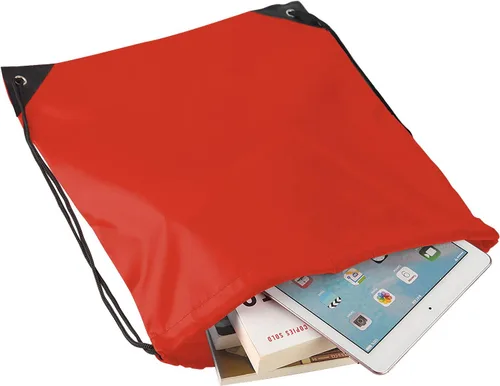 Miniatura 5 de KUUQA 40 bolsas de mochila con cordón, bolsas de almacenamiento para escuela, gimnasio, viajes, Rojo -, Classic