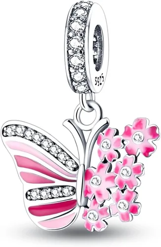 Miniatura 101 de LNQOBU Happy Life - Colgante para pulseras de abalorios, plata de ley 925 para mujer (con un espaciador de cuentas)