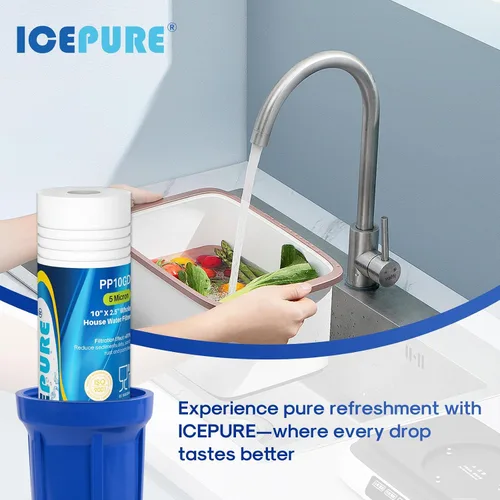 Miniatura 8 de ICEPURE Cartucho de filtro de agua ranurado para sedimentos para toda la casa, de 10 x 2.5 pulgadas, para AO-WH-PREV-R2, AP110, AB-SGR5M, GXWH20S
