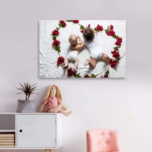 Miniatura 5 de Lienzo decorativo para pared personalizado con tus fotos, imágenes personalizadas a lienzo para sala de estar, dormitorio (8 x 10 pulgadas)