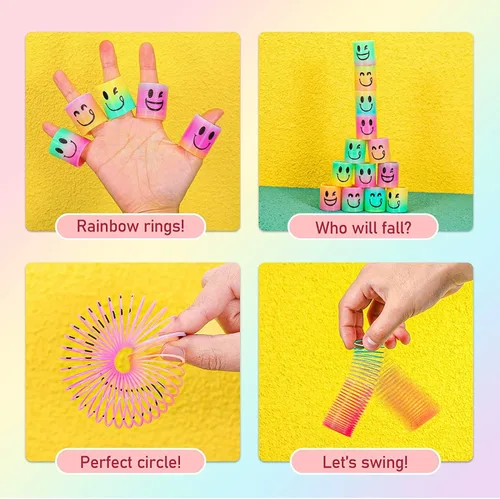 Miniatura 2 de AZEN 120 piezas de recuerdos mini de primavera para niños 3-5 4-8, bolsas de golosinas para fiesta de cumpleaños, premios para aula, premios