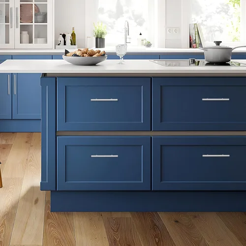 Miniatura 8 de Paquete de 10 manijas para gabinetes de cocina, tiradores de cajón de acero inoxidable de níquel cepillado, 5 pulgadas de longitud