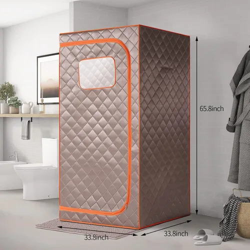 Miniatura 2 de Sauna infrarroja portátil, sauna de infrarrojos lejanos de tamaño completo, sauna personal de cuerpo completo, almohadilla de pie de calefacción