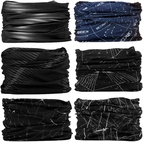 Miniatura 12 de Polaina para el cuello Máscara Bufanda para la cara Bandana Cobertura de tubo Tocado Pasamontañas Diadema Envoltura para la cabeza para hombres