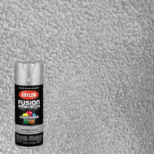 Miniatura 64 de Krylon Fusion - Pintura en aerosol adhesiva todo en uno para uso en interiores y exteriores, 12 onzas, aluminio
