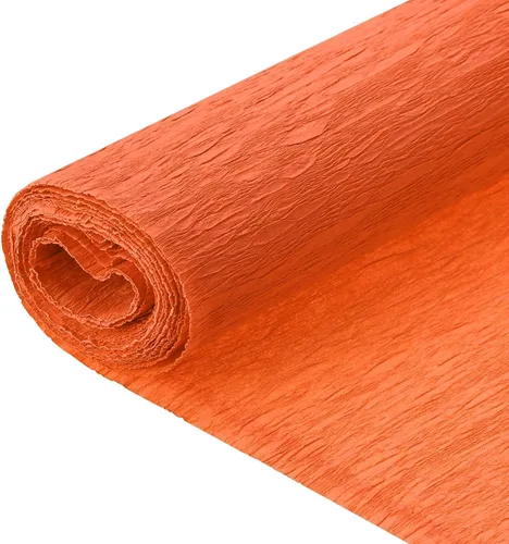 Miniatura 18 de MECCANIXITY Papel crepé, 7.9 pies de largo y 20 pulgadas de ancho, rollo de papel crepé de albaricoque para decoración de fiestas, suministros