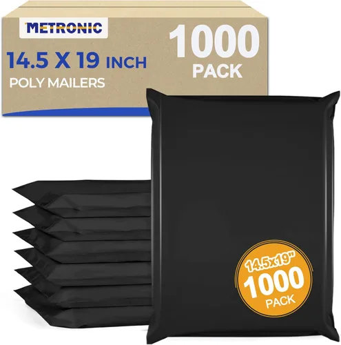 Miniatura 26 de Metronic Sobres de polietileno grandes de 24 x 24 pulgadas, 100 unidades, bolsas de envío adhesivas fuertes para ropa, sobres impermeables para Lila