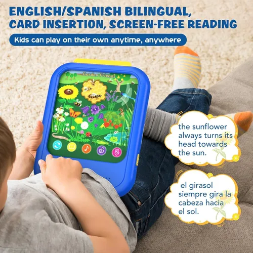 Miniatura 3 de Tableta de aprendizaje para niños, almohadilla de aprendizaje educativa para niños de 2 a 5 años para aprender alfabetos, números, alimentos