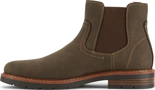 Miniatura 2 de Dockers Botas Chelsea resistentes para hombre Ransom, Marrón oscuro