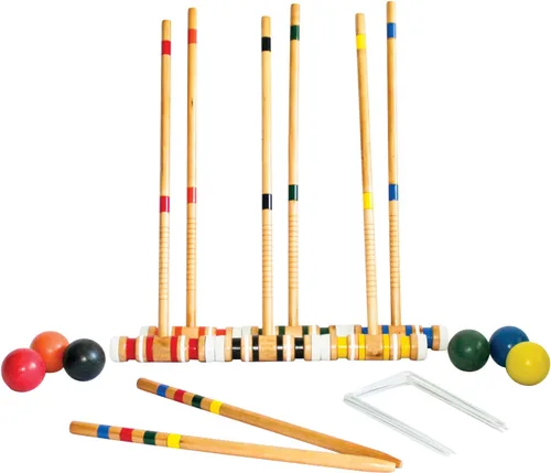 Triumph Sports Juego de croquet para 6 jugadores principiantes