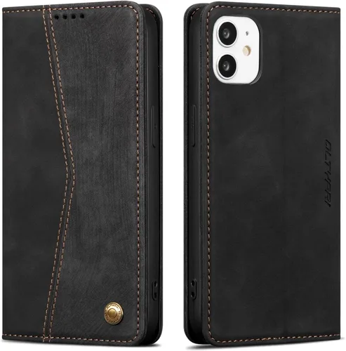 Miniatura 121 de QLTYPRI Para iPhone Air Case Wallet Con Tarjetero, Vintage PU Cuero Kickstand Cierre Magnético A Prueba De Golpes Folio Libro Funda Para IPhone 17