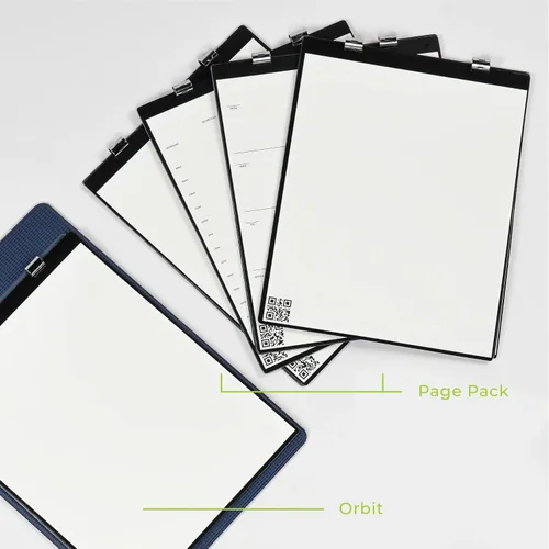 Miniatura 5 de Rocketbook Orbit - Paquete de páginas ejecutivas - Bloc de notas legal reutilizable inteligente - Gráfico.