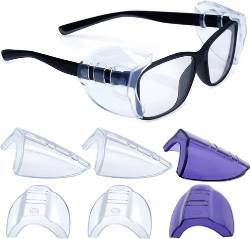 Miniatura 15 de Protectores laterales para gafas, protectores laterales deslizables, tamaño L se adapta a marcos de gafas medianos a grandes, tamaño M se adapta a