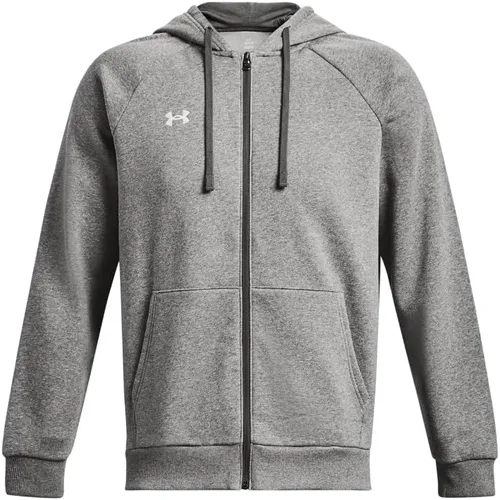 Miniatura 5 de Under Armour - Sudadera Rival de vellón para hombres, con capucha y cierre con cremallera completa