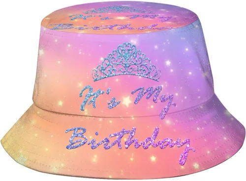 Miniatura 18 de Sombrero de pescador de feliz cumpleaños, sombrero de pescador, sombrero de viaje para playa, sombrero para el sol, gorra al aire libre unisex