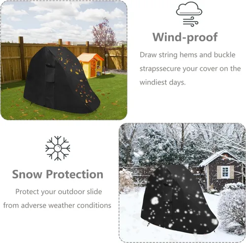Miniatura 5 de Funda deslizante para niños pequeños, apta para esconderse y buscar escalador, impermeable, a prueba de polvo, anti-UV, para exteriores, solo funda